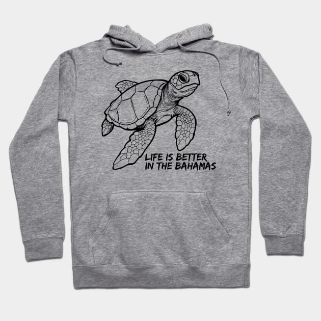 Life is better in The Bahamas. Cool Summer & Spring Break Design Hoodie by JK Mercha